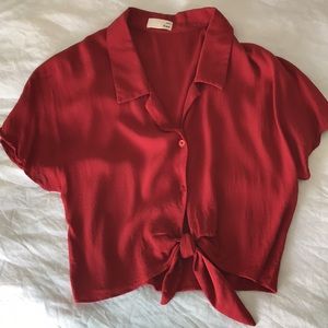 Wilfred Free Tie Front Blouse 🌹🌺